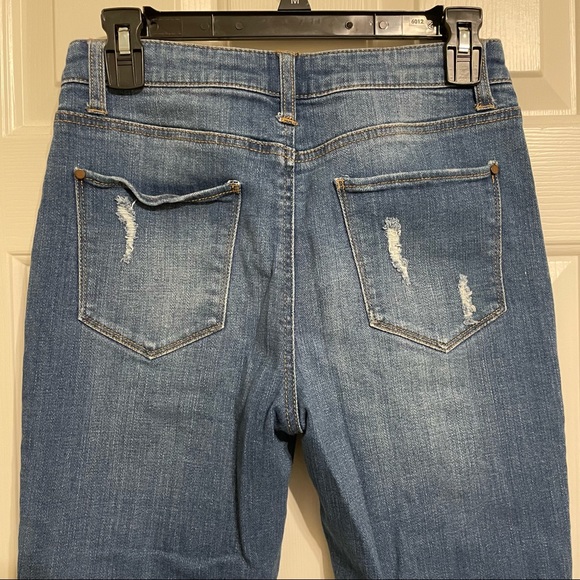 Gianni Bini High Waist Ankle Length Split Hem Jeans - Picture 4 of 6